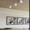 Lampada in Alluminio Faretto da Soffitto Punto Luce Quadrato Bianco Opaco