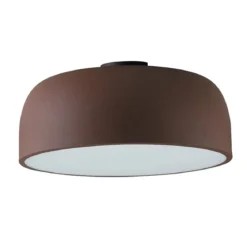 Lampada in Metallo Bronzo Plafoniera a Soffitto Luce Design Moderno