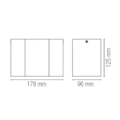 Lampada Intec a Soffitto Faretti Orientabili Plafoniera Rotonda Bianca