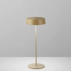 Lampada Oro da Tavolo Intec a LED con Batteria Ricaricabile da Esterno