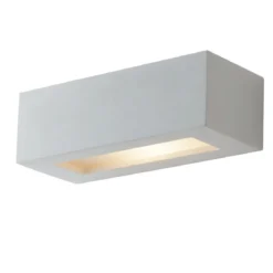 Lampada Rettangolare Luce da Parete Intec Faretto a Muro Verniciabile