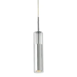 Lampadario Cromo dal Design Moderno Lampada a Sospensione da Interno