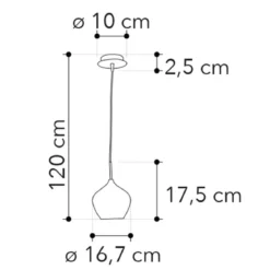 Lampadario Moderno Luce a Sospensione da Interno Lampada di Design