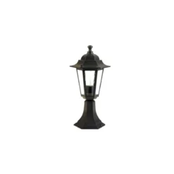Lampioncino da Esterno Illuminazione Lanterna Giardino Applique Vetro con Base