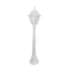Lampione Bianco da 110 da Esterno Lampioncino per Giardino Lanterna Luce Vetro