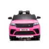 Land Rover Velar Rosa Macchina Elettrica a Batteria 12 V Telecomando