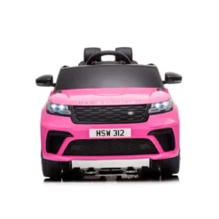 Land Rover Velar Rosa Macchina Elettrica a Batteria 12 V Telecomando