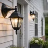 Lanterna a Parete Elegante Punto Luce per Giardino Applique da Esterno