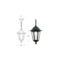 Lanterna a Sospensione Illuminazione Esterno Lampione Giardino Applique in Vetro