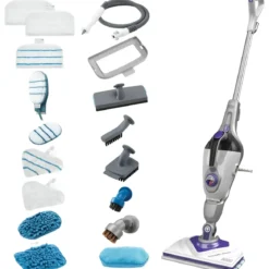 Lavapavimenti a Vapore Black+Decker 1600W 2in1 con Guanto Accessori
