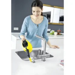 Lavapavimenti a Vapore Karcher 1200W Portatile Cavo 4 m Accessori