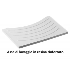 Lavatoio con Mobiletto in Legno da Interno Lavanderia 60x50 Lavandino Pilozzo