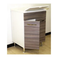 Lavatoio in Resina 60x50 Mobile 2 Ante Lavanderia Vasca Tavola Lavapanni Pilozzo