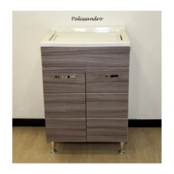 Lavatoio in Resina 60x50 Mobile 2 Ante Lavanderia Vasca Tavola Lavapanni Pilozzo