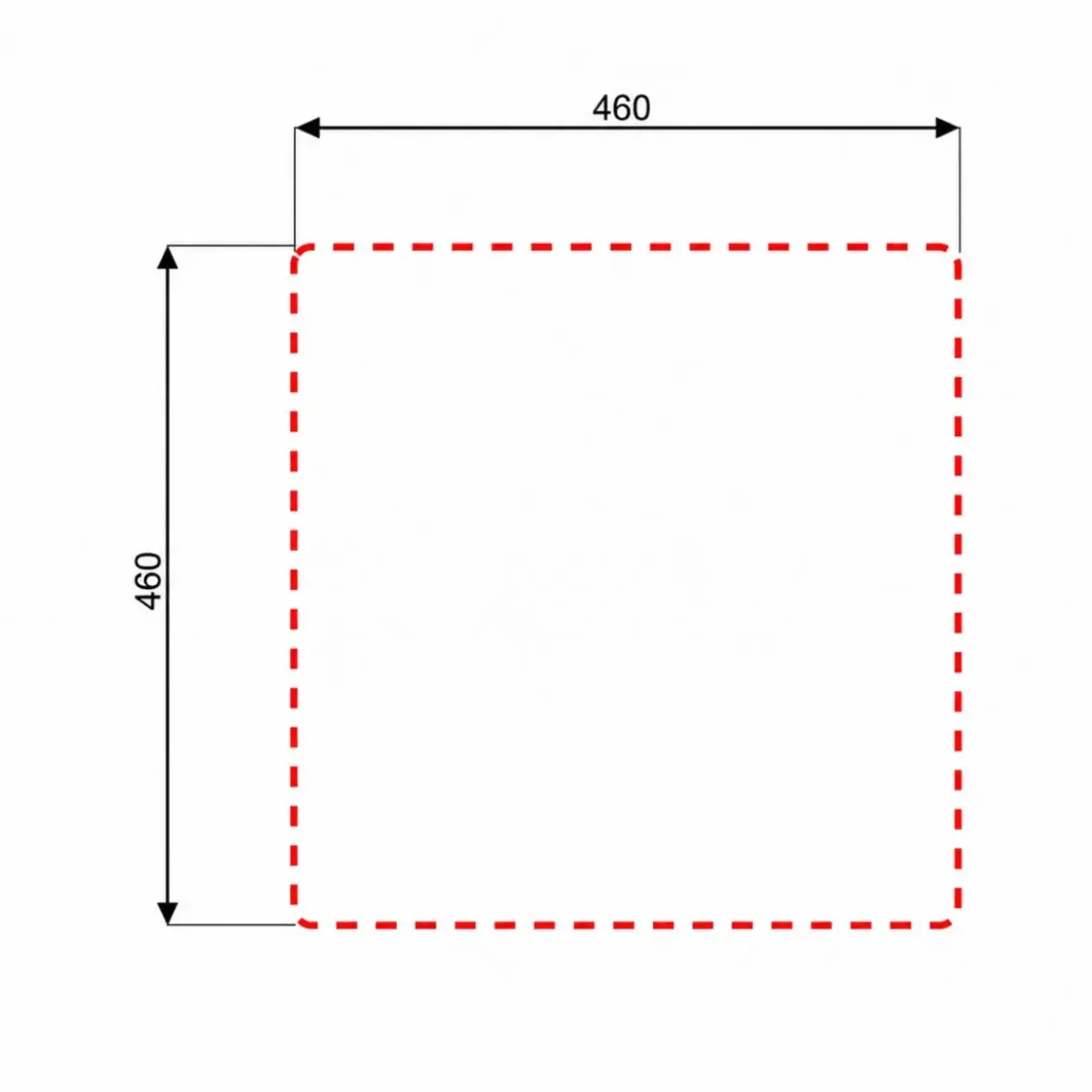 Lavello a Incasso da Cucina 1 Vasca in Acciaio Inox Satinato 48x48 cm