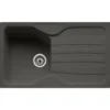 Lavello Cucina 1 Vasca con Gocciolatoio Reversibile Fragranite Grafite