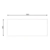 Lavello Lavandino da Cucina Appoggio 120x50 cm 2 vasche Gocciolatoio Sinistro