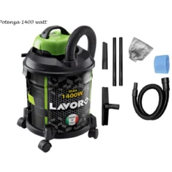 Lavor Bidone Aspiratutto Aspirapolvere Cenere Liquidi Solidi Professionale Auto