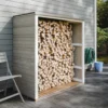 Legnaia da Esterno 153x75x159 cm Legno SmartSide 10 mm Pavimento