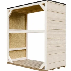 Legnaia da Esterno 153x75x159 cm Legno SmartSide 10 mm Pavimento
