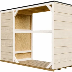 Legnaia da Esterno 217x75x159 cm Legno 10 mm Pavimento Impregnato