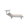 Lettino Mare Pieghevole Beige Leggero Alluminio Sole Stabilimento Spiaggia Prato