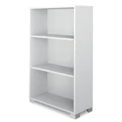 Libreria a Giorno 70x29x118 cm Bianca con Ripiani Regolabili