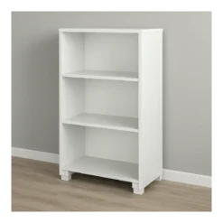 Libreria a Giorno 70x29x118 cm Bianca con Ripiani Regolabili