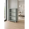 Libreria a Giorno 70x29x118 cm Cemento Ripiani Regolabili