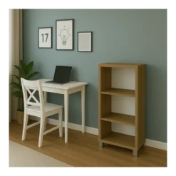 Libreria a Giorno 70x29x118 cm Noce con Ripiani Regolabili
