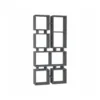 Libreria Antracite Moderna Design a Cubi per Arredamento Salone