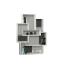 Libreria Bianca in Legno Salone e Ingresso Stile Moderno