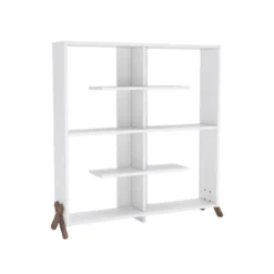 Libreria Bianca Moderna Arredamento Minimal Salotto