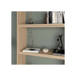 Libreria Estensibile Moderna Angolare Rovere