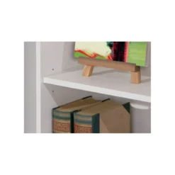 Libreria in Legno 60 Moderna Bianca Alta Bassa Stretta Scaffali Ripiani Ufficio
