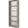 Libreria Moderna 70x29x190 cm Cemento Ripiani Regolabili