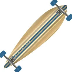 Longboard 96x24 Acero 8 Strati Skateboard Pintail Cuscinetti ABEC 7