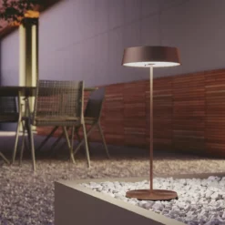 Luce da Tavolo Intec a LED con Batteria Ricaricabile da Esterno Bronzo