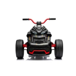 Macchina Bambino Mini Quad ATV 3.0 Elettrico Nero Cavalcabile a Batteria