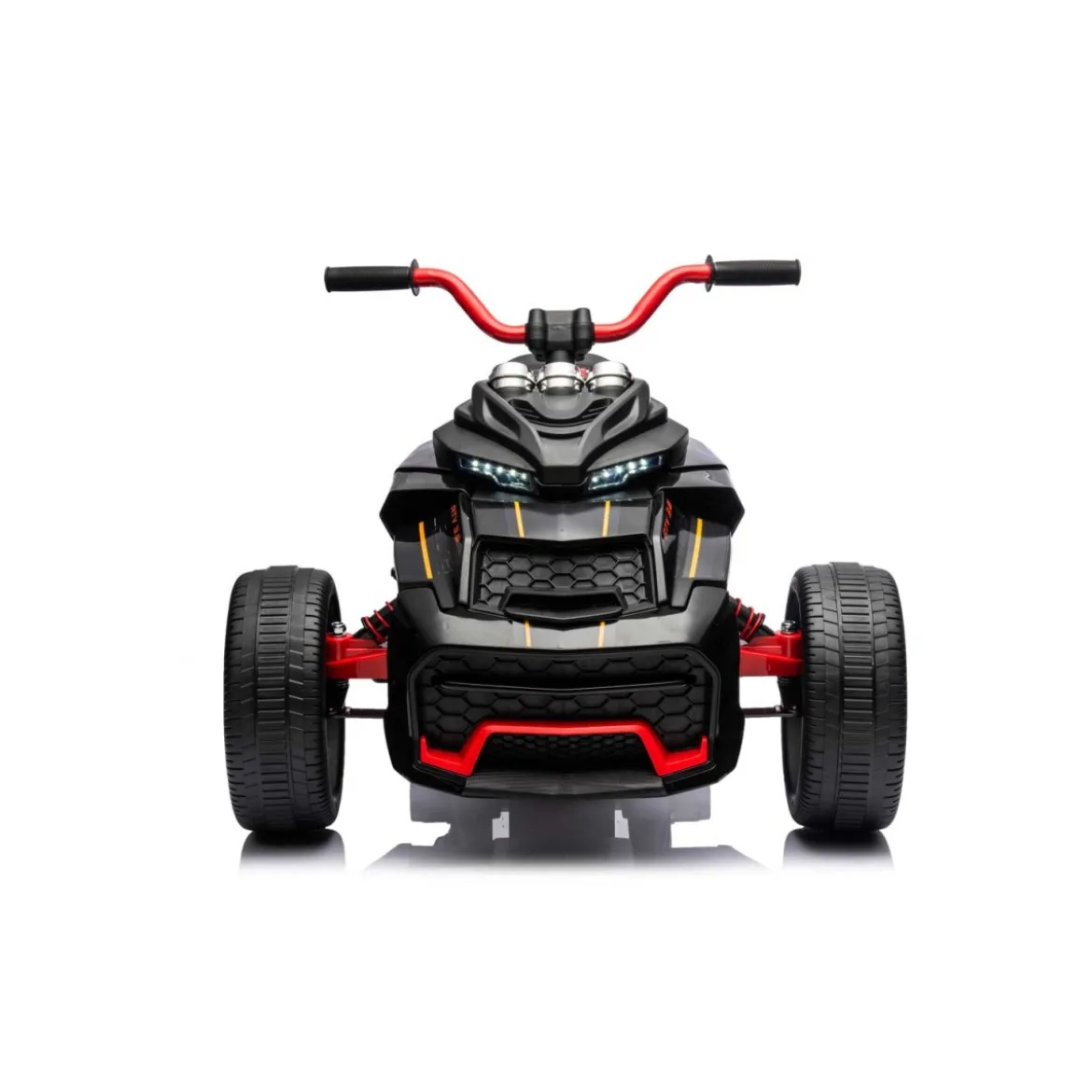 Macchina Bambino Mini Quad ATV 3.0 Elettrico Nero Cavalcabile a Batteria