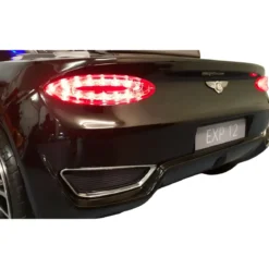 Macchina Bentley EXP Elettrica per Bambini Auto con Telecomando Nera