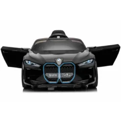 Macchina BMW i4 per Bambini a Batteria Auto Nero Metallizzata Elettrica