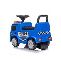 Macchina Cavalcabile Polizia a Spinta Senza Pedali per Bambini Ride On