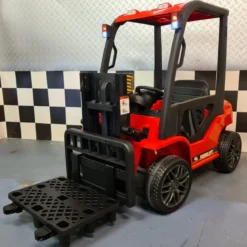Macchina Elettrica Auto a Batteria con Elevatore per Bambini Rosso