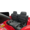 Macchina Elettrica Bambini 12V Dodge Rosso Sedili Ecopelle Bluetooth