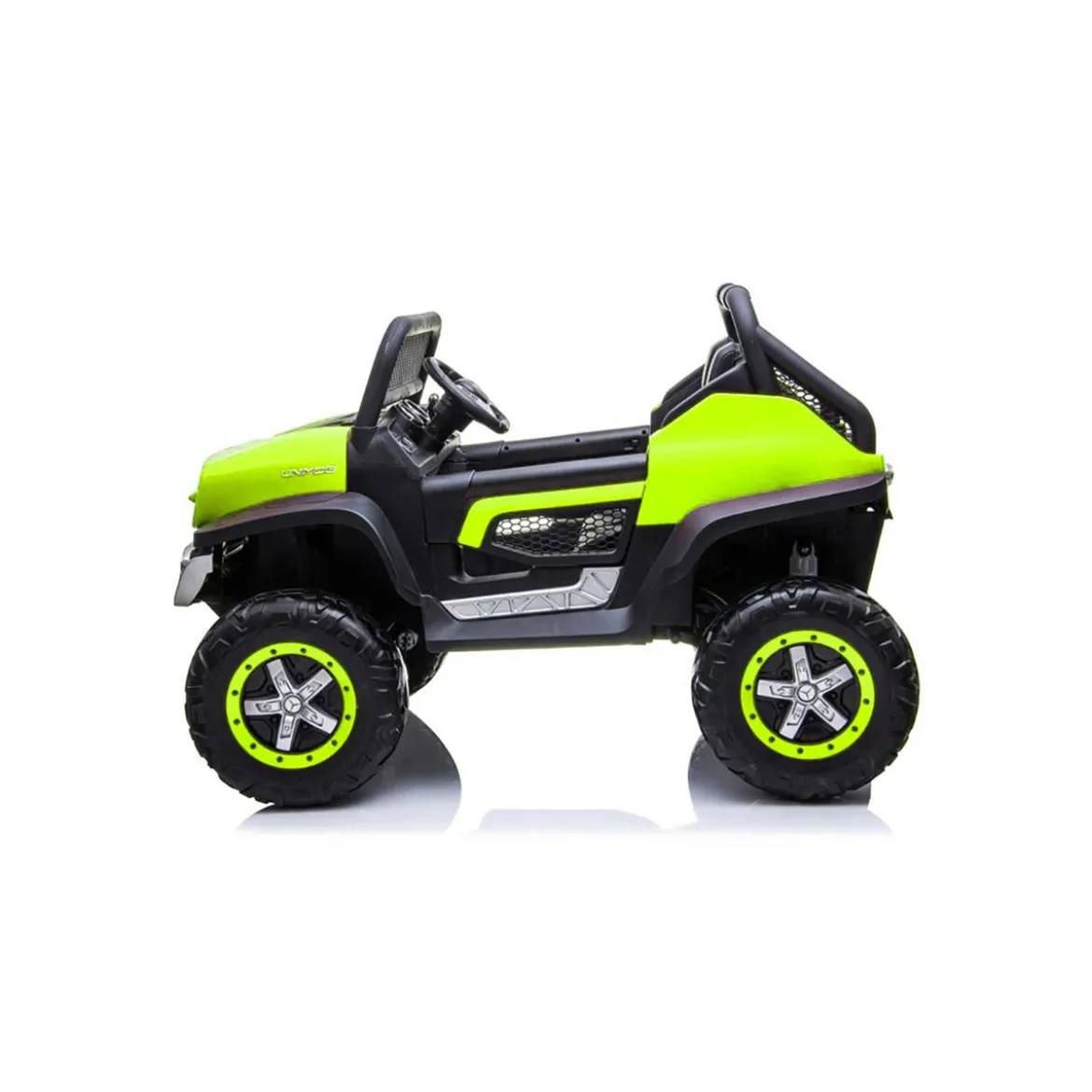 Macchina Elettrica per Bambini Mercedes Unimog Fuori Strada Verde