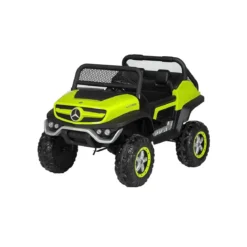Macchina Elettrica per Bambini Mercedes Unimog Fuori Strada Verde