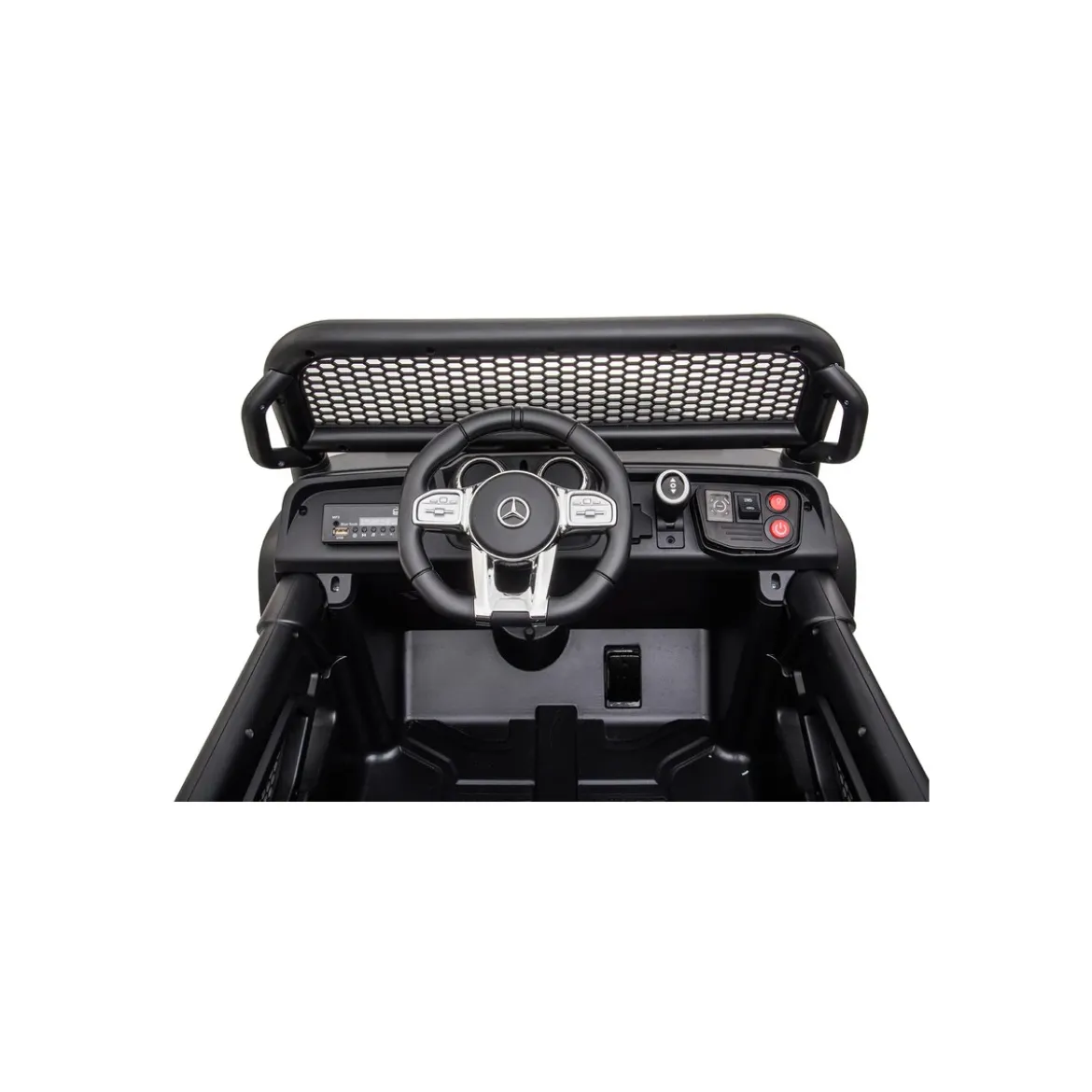 Macchina Elettrica per Bambini Mercedes Unimog Fuori Strada Verde