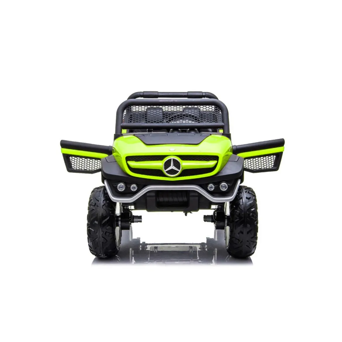 Macchina Elettrica per Bambini Mercedes Unimog Fuori Strada Verde