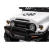 Macchina Elettrica per Bambini Auto Toyota Cruiser a Batteria 12 V Bianca